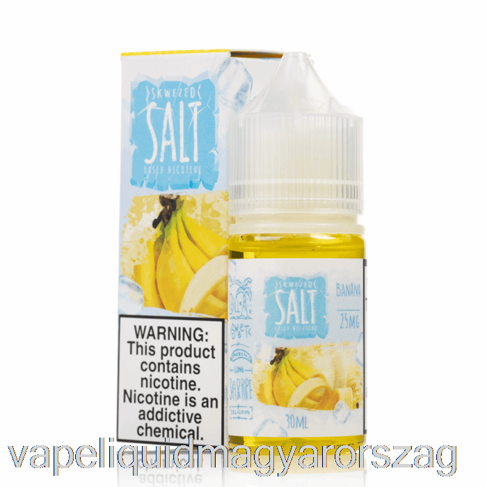 Jeges Banán - Sózott Só - 30 Ml 50 Mg-os Vape Toll